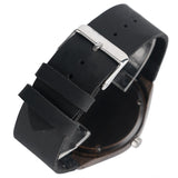 Black Natural Wooden Watch + Leather Bracelet Free