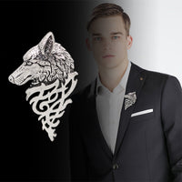 Wild Wolf Boutonniere